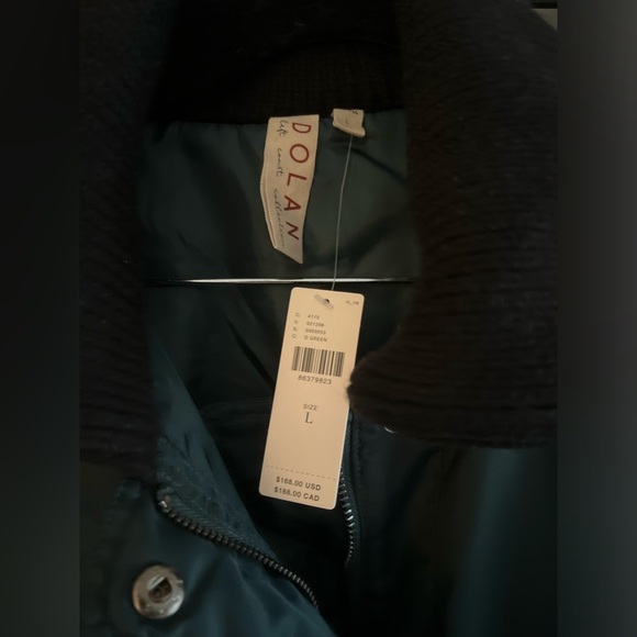 NWT Anthropologie Dolan Sweater Sleeve Bomber Jacket - Picture 5 of 11